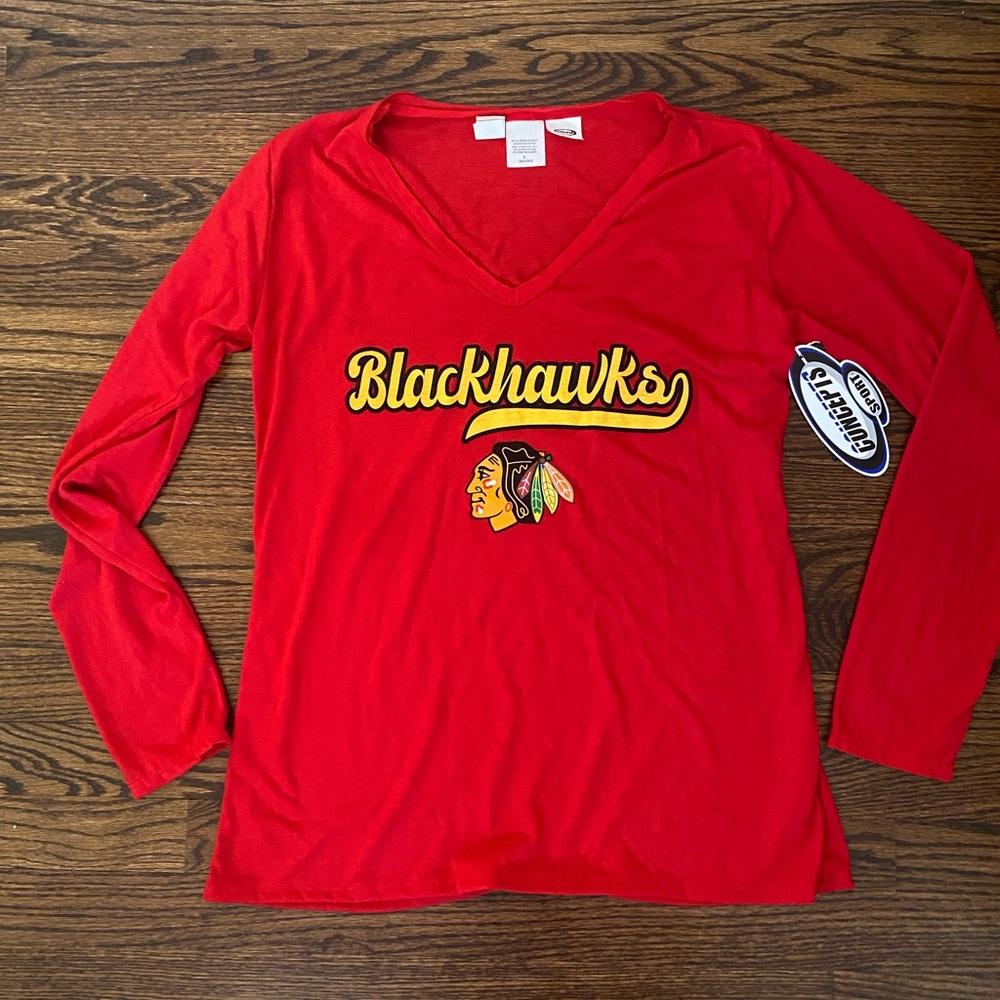 NWT Chicago‎ Blackhawks Long Sleeve Women’s Fit T-shirt